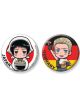 Button: Hetalia - Japan and Germany (Set of 2)