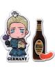 Pins: Hetalia - Germany and Beer (Set of 2)
