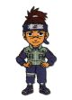 Patch: Naruto - Chibi Iruka Hands on Hip