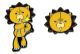 Pins: Bleach - Kon Got It! and Head (Set of 2)