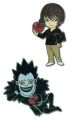 Pins: Death Note - Chibi Light and Ryuk (Set of 2)