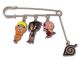 Pins: Naruto - Safety Pin - Team 7 (Naruto Sasuke Sakura)