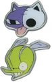 Pins: Panty and Stocking - Hollow Kitty and Chuck (Set of 2)