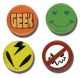 Button: Panty & Stocking (Set of 4)