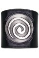 Wristband: Naruto Shippuden - Konoha Swirl Leather <font class=''item-notice''>[<b>Restocked!</b>: 3/10/2010]</font>