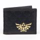 Wallet: Zelda - Black Triforce Logo Imprints Bi Wallet 
