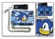 Wallet: Sonic - Sonic Checkered Blue