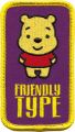 Patch: Disney Cuties - Pooh Friendly Type