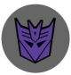 Button: Transformers ROTF - Classic Decepticons Logo 1''