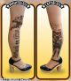 Knee Socks: Attack On Titan - Eren Yeager Tattoo Stocking