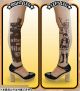 Knee Socks: Attack On Titan - Levi Tattoo Stocking