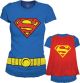 T-Shirt: DC Comics - Superman Costume w/ Cape (Women L)