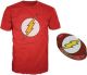 T-Shirt: DC Comics - Flash Emblem and Tin Box (XL)