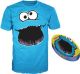 T-Shirt: Sesame Street - Cookie Monster Sketch Face and Tin Box (XXL)