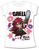 T-Shirt: Black Butler - Grell White (WOMEN M)