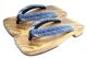 Foot Wear: Samurai Wooden Slippers Size M 09 (Geta)