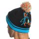 Beanie: Sonic - Day Glow Black Roll/Slouch Knit