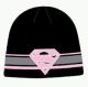 Beanie: Superman - Pink Logo Black