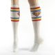 Knee Socks: Superman - Shield Logo White Athletic
