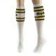 Knee Socks: Batman - White Athletic