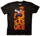 T-Shirt: Naruto Shippuden - Sasuke Flame (XL)