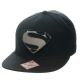 Cap: Superman - Man of Steel Black Snapback <font class=''item-notice''>[<b>Street Date</b>: 7/30/2013]</font>