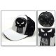 Cap: Punisher - Skull Distressed White Flex