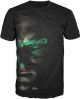 T-Shirt: Green Lantern Movie - Hal Jordan Half Face (Black) (XXL)