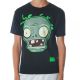 T-Shirt: Plants Vs. Zombie - Zombie Face (Junior L) Black