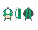 Backpack: Nintendo - 1-Up Green Mushroom Shaped