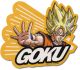 Sticker: Dragon Ball Z - SS Goku (No Hook)