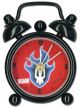 Desk Clock Mini: Bleach - Flamming Skull
