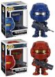 Halo 4: Red/Blue Spartan Warrior POP Vinyl Figures (Set of 2)
