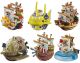 One Piece: Yura Yura Core Pirate Ships Collection 3 Trading Figures (Display of 6)