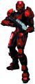 Halo: Combat Evolved: Spartan Mark V 'RED' Play Arts Kai Action Figure