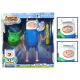 Adventure Time: 10'' Super Posable Finn with Changing Faces Action Figure