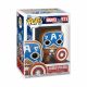 Marvel Holiday: Captain America (Gingerbread) Pop Figure <font class=''item-notice''>[<b>New!</b>: 4/30/2024]</font>