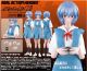 Evangelion 2.0: Rei Ayanami School Uniform RAH 12'' Action Figure (You Can (Not) Advance) (Rebuild of Evangelion)