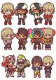 Key Chain: Tiger & Bunny - Buddy Rubber Mascot (Display of 6)