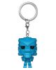 Key Chain: Mattel - Rock Em Sock Em Robot (Blue) Pocket Pop