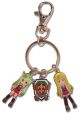 Key Chain: Negima - Metal Eva, School Badge and Chacha Moru