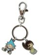 Key Chain: Soul Eater - Chibi Black Star and Tsubaki
