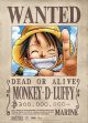 One Piece: Luffy Wanted Poster Wall Scroll