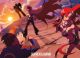 Gurren Lagann: Sunset Scenery Wall Scroll [LONG]