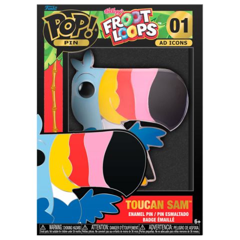 Pins: Ad Icons - Fruit Loops Toucan Sam Large Enamel Pop Pin