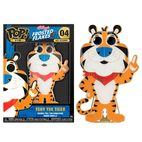 Pins: Ad Icons - Frosted Flakes Tony the Tiger Large Enamel Pop Pin