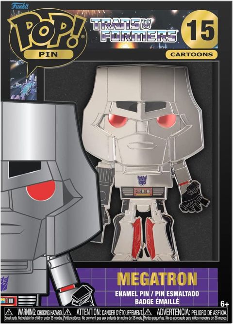 Pins: Transformers - Megatron Large Enamel Pop Pin