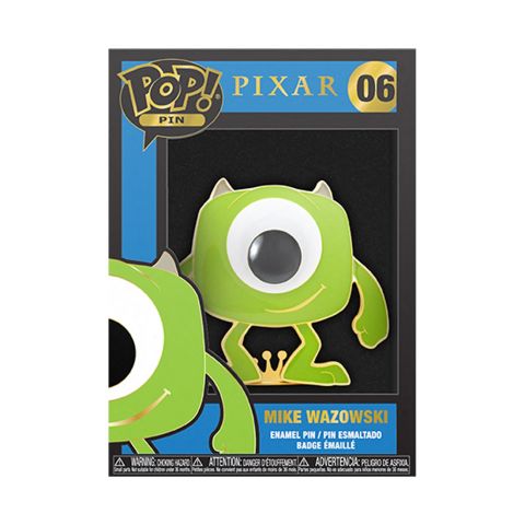 Pins: Disney Monsters Inc. - Mike Wazowski Large Enamel Pop Pin