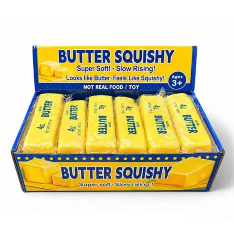 [DISPLAY] Butter Stick Squishy Toy (Display of 12) 