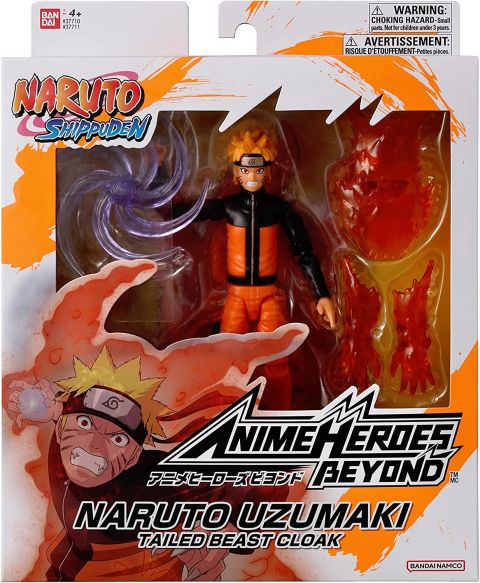 Naruto Shippuden: Naruto w/ Ninjutsu Accessories Anime Heroes Action Figure